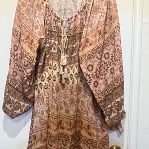 Spell Earthy Tones Cotton Dress